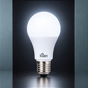 LAMPADA LED BULBO 9W 6000K BRANCO FRIO KIAN - 10058
