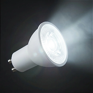 LAMPADA MR16 GU10 COB 7W BRANCO FRIO - AAATOP - 5-108