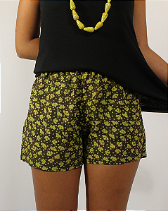 SHORT PRAIA - FOLHAS