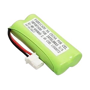 Bateria 2,4v 600ma Para Telefone Sem Fio Intelbras
