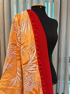 Canga Toalha Flores Secas