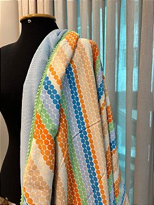 Canga Toalha Litoral - Azul