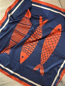 Lenço Sardinhas Portuguesas