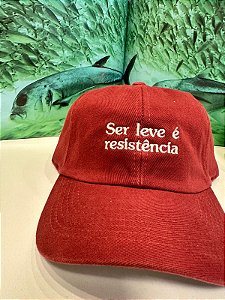 Boné "Ser leve é resistência"