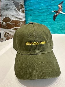 Boné "Silêncio cura"
