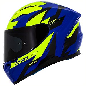 Capacete Axxis Segment Apolo Active C27 Azul/Amarelo