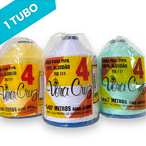 Linha Vera Cruz Fio 04 Para Pipa 6000 Jardas Tex 111 Algodão
