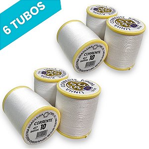 Kit 6 Linha Corrente Fio 10 Para Pipa 500 Jardas Tex 85