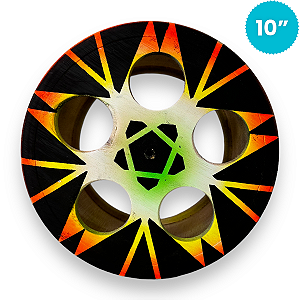 Carretilha de Madeira 10 Polegadas (25cm) Rolamento