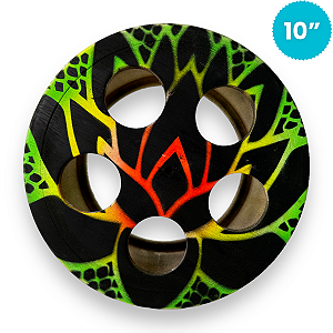 Carretilha de Madeira 10 Polegadas (25cm) Rolamento