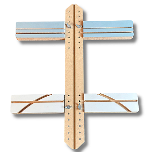 Gabarito Ajustável 60cm Para Armação Pipa Multiuso Madeira