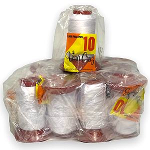 Kit 12 Linha Vera Cruz Fio 10 Para Pipa 500 Jardas Tex 85