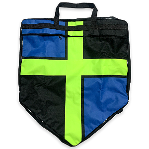 Mochila Para Pipas 1m x 80cm x 22cm Alça Ajustável Com Zíper: Cruz Verde