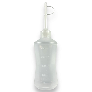 Tubo Almotolia Aplicador Para Líquidos 250ml Bico Reto Fino