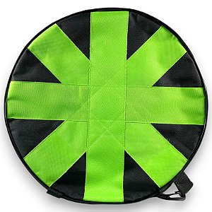 Mochila Bolsa Para Levar Carretilha De Pipa 12 Polegadas 34cm: Asterisco Verde