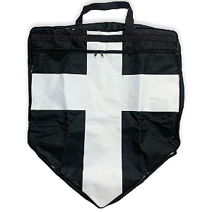 Mochila Para Pipas 1m x 80cm x 22cm Alça Ajustável Com Zíper: Cruz Branco