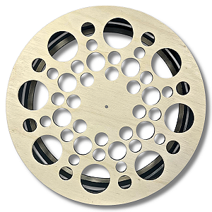 Carretilha Fina De Madeira Catraca Destravada Reforçada 21"