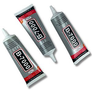 Kit 3 Cola Adesiva Multiuso B7000 Extraforte Artesanato 110ML