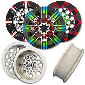 Carretilha Leve De Madeira Catraca Destravada 16"