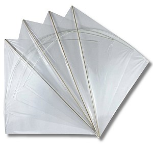 Pacote 20 Raia Flechinha Gasparzinho Celofane 34x34 Bambu X Fibra