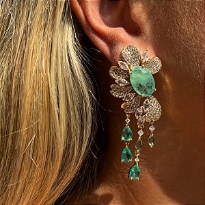 BRINCO FLOR CRAVEJADA