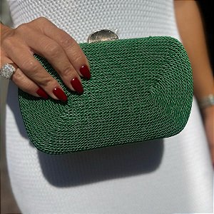 CLUTCH CORDA VERDE