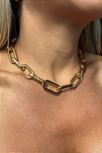 COLAR ELOS DOURADO