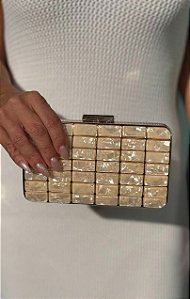 CLUTCH MADREPEROLA QUADRADINHO