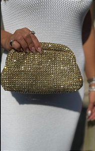 CLUTCH MALEAVEL BRILHO DOURADA