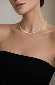 COLAR RIVIERA QUATRO GARRAS 2MM 42CM DOURADA