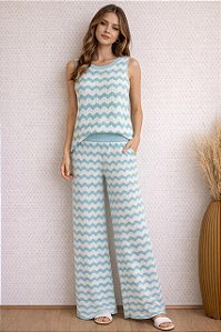 CONJUNTO TRICOT MISSONI CANDY VERDE