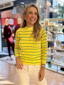 BLUSA BRASIL ONDULADA AMARELA