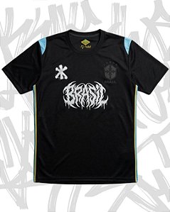 CAMISETA BRASIL PRETA