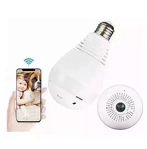 Lâmpada Espiã Câmera Ao Vivo no Celular – Segurança em Cada Canto! 🕵️‍♂️💡