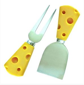 Kit para queijos em Aço Inox 2 peças