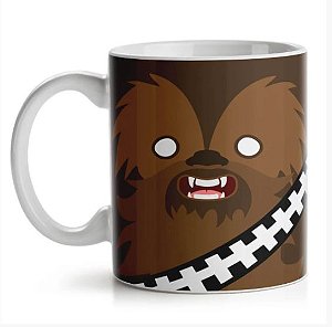 Caneca Geek Side Faces - Chill Bacca
