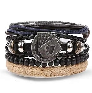 Kit de pulseiras- Poker Edition