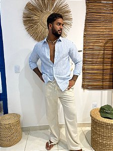 Calça Linho Sagi 2.0 - Areia