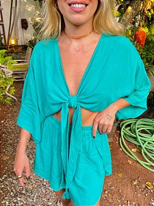 Short Genipabu - Azul Turquesa