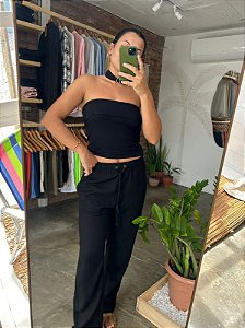 Calça Linho Sagi 2.0 - Preta