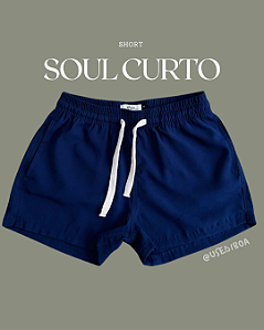 Short SOUL curto - Azul Marinho