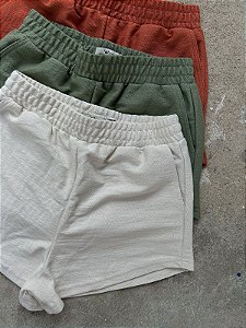 Short Moletom Texturizado Comfy