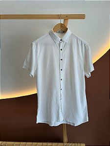 Camisa Linho Misto Off White