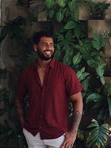 Camisa Linho Açaí