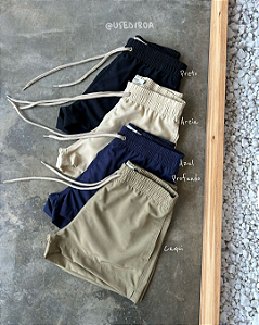 Short Praia - Cores Neutras