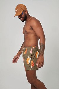Short Praia - Chuva de Caju VERDE