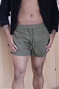Short Viscolinho Curto Gostoso 2.0 - Verde Militar