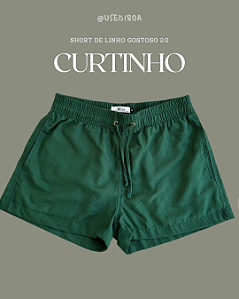 Short linho Gostoso 2.0 - Verde Bandeira