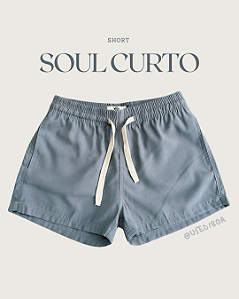 Short SOUL curto - Cinza