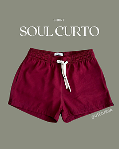 Short SOUL curto - Vinho